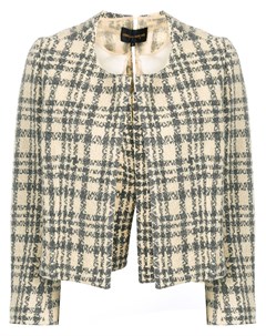 Укороченный клетчатый пиджак 1997 Comme des garçons pre-owned