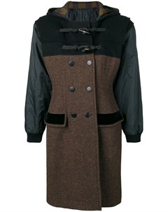 Двубортное пальто с капюшоном Jean paul gaultier pre-owned