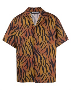 Рубашка с тигровым принтом Palm angels