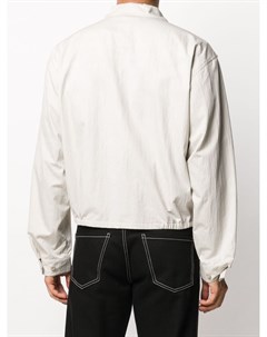 Куртка рубашка на молнии с жатым эффектом Lemaire