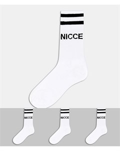 Набор из 3 пар спортивных носков Nicce