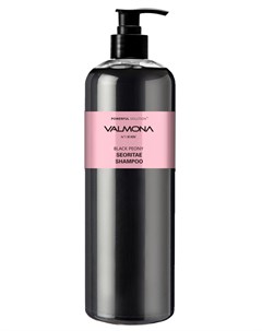 Шампунь для волос Черный пион бобы VALMONA Powerful Solution Black Peony Seoritae Shampoo 480 мл Evas
