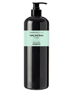 Шампунь для волос Аюрведа VALMONA Ayurvedic Scalp Solution Black Cumin Shampoo 480 мл Evas