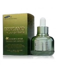 Сыворотка с экстрактом икры от морщин Luxury Caviar Wrinkle Care Ampoule Bergamo (корея)