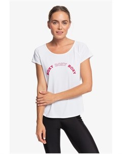 Женская спортивная футболка Keep Training BRIGHT WHITE wbb0 XL Roxy