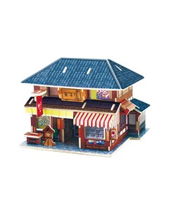 3D Пазл Серия Домики Японии Кондитерская 36 элементов Rezark