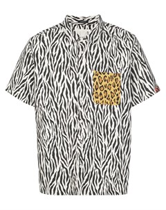 Рубашка с зебровым принтом R13