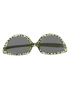 Солнцезащитные очки с леопардовым принтом Martine rose