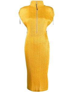 Плиссированное платье миди 2000 х годов Issey miyake pre-owned