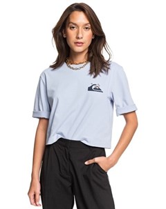 Женская укороченная футболка Quiksilver Womens Модель EQWKT03034 ZEN BLUE bde0 L