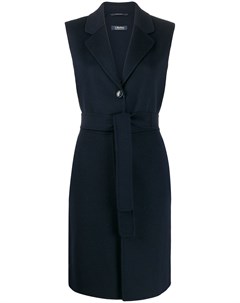 Однобортный жилет с поясом Max mara