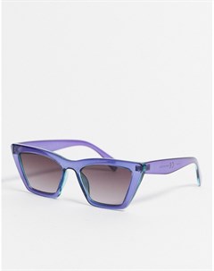 Фиолетовые квадратные солнцезащитные очки кошачий глаз & other stories