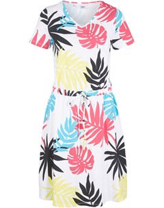 Платье с пальмовыми листьями Bonprix
