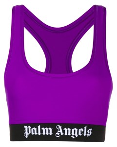 Спортивный бюстгальтер с логотипом Palm angels