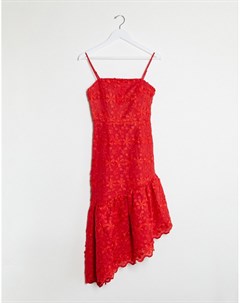 Красное платье миди Talulah