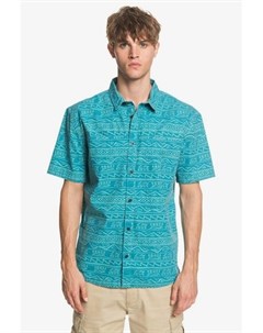 Мужская рубашка с коротким рукавом Heritage PAGODA BLUE TONAL HERITAGE bnp6 M Quiksilver