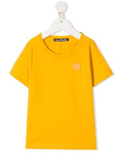 Футболка с нашивкой логотипом Acne studios