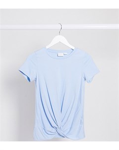Голубая футболка с узлом Mamalicious Maternity