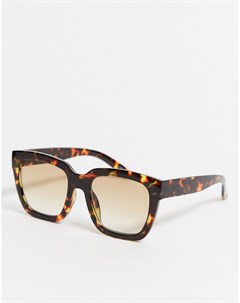Квадратные солнцезащитные очки в черепаховой оправе Liars & lovers