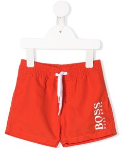 Плавки шорты с кулиской и логотипом Boss kids