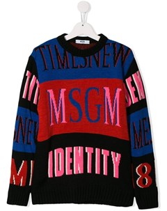 Вязаный свитер Msgm kids