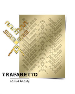 Металлизированные наклейки CL 12 золото Trafaretto