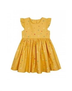 Платье с узором в цветочек жёлтый Mothercare