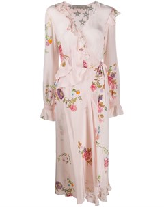 Платье Eden с запахом и цветочным принтом Preen line