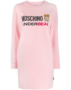 Платье свитер с логотипом Underbear Moschino