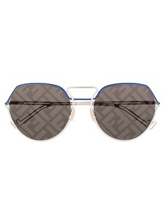 Солнцезащитные очки авиаторы с монограммой Fendi eyewear