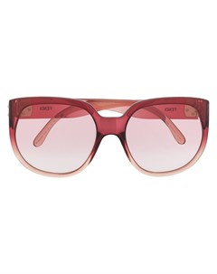 Солнцезащитные очки в массивной оправе с градиентными линзами Fendi eyewear