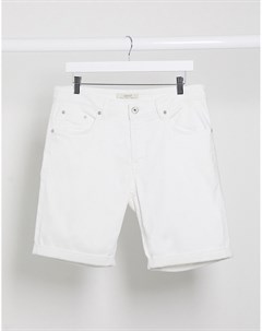 Белые джинсовые шорты Celio