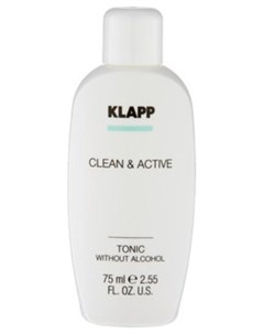 Clean active Тоник без спирта 75 мл Klapp