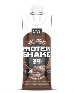 Продукт специальный пищевой Кью эн ти делишес протеин шейк шоколад Delicious Whey Shake Tetra 30 g P Qnt