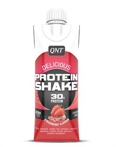 Продукт специальный пищевой Кью эн ти делишес протеин шейк клубника Delicious Whey Shake Tetra 30 g  Qnt