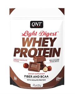 Добавка биологически активная к пище Лайт дайджест вей протеин шоколад лесной орех LIGHT DIGEST WHEY Qnt