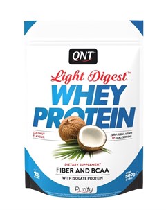 Добавка биологически активная к пище Лайт дайджест вей протеин кокос LIGHT DIGEST WHEY PROTEIN Cocon Qnt