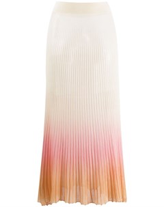 Плиссированная трикотажная юбка Helado с эффектом деграде Jacquemus