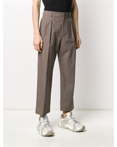 Укороченные брюки со складками Valentino