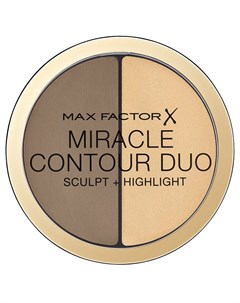 Контуринг и хайлайтер Miracle Contouring Duo Light medium 11 г Max factor