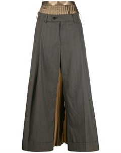 Многослойные брюки с завышенной талией Junya watanabe
