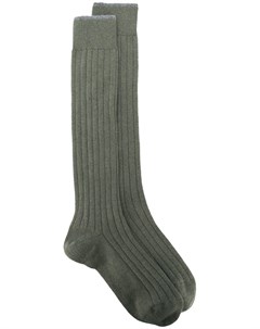 Кашемировые носки в рубчик Brunello cucinelli