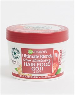 Маска для окрашенных волос с экстрактом ягод годжи Ultimate Blends Hair Food 3 в 1 390 мл Garnier