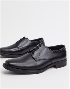 Черные кожаные туфли на шнуровке Redfoot