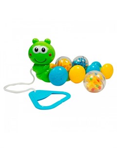 Каталка игрушка Гусеница с шариками Bebelino