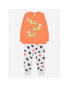 Пижама для мальчика Тигр джемпер и брюки Crockid