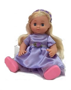 Кукла в фиолетовом платье 25 см Наша игрушка