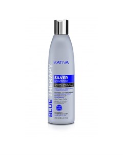 Blue Therapy Шампунь нейтрализатор желтизны для осветленных и мелированных волос 250 мл Kativa