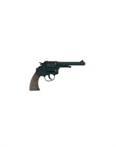 Игрушечное оружие Ковбойский револьвер на 12 пистонов черный Gonher