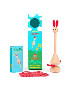Деревянная игрушка Игровой набор Подпрыгивающий кролик Kipod toys